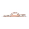 Thumbnail Image 9 of Neil Lane Artistry Lab-Grown Diamond Contour Wedding Band 1/3 ct tw 14K Rose Gold