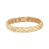 Thumbnail Image 0 of Diamond-Cut Solid Wheat Chain Bracelet 14K Yellow Gold 7.5"