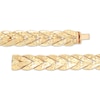 Thumbnail Image 3 of Diamond-Cut Solid Wheat Chain Bracelet 14K Yellow Gold 7.5&quot;