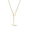 Thumbnail Image 1 of Toggle Rope Chain Necklace Hollow 10K Yellow Gold 17.75&quot;