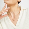 Thumbnail Image 4 of Toggle Rope Chain Necklace Hollow 10K Yellow Gold 17.75&quot;