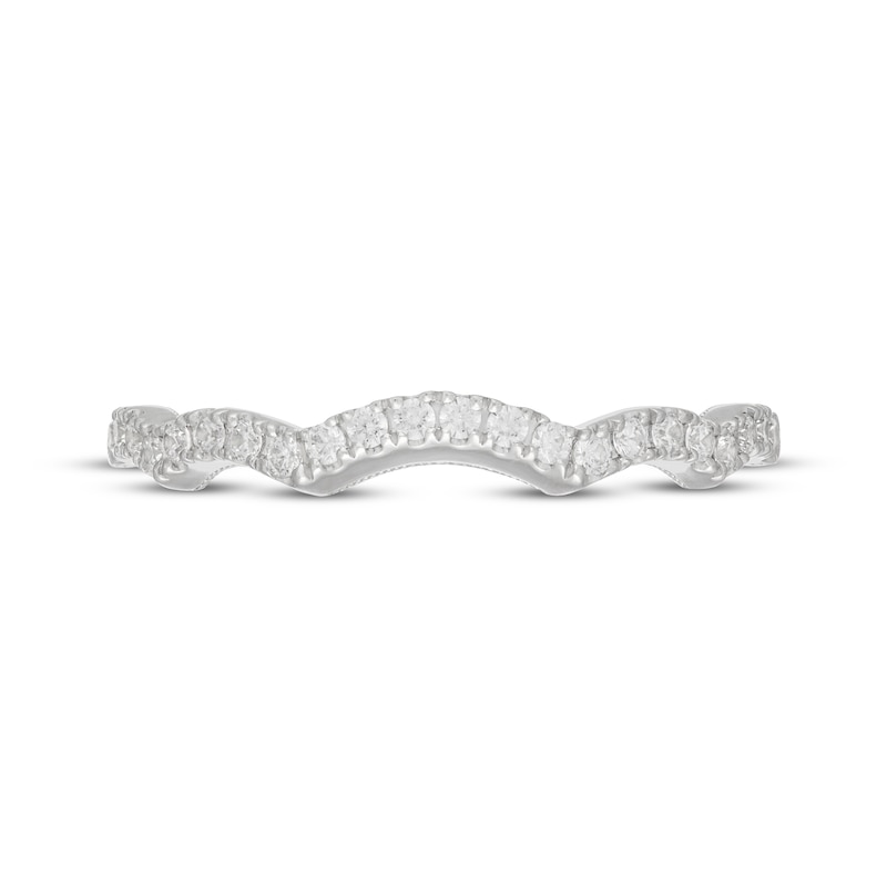 Main Image 9 of Neil Lane Diamond Contour Wedding Band 1/4 ct tw 14K White Gold