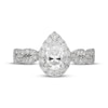 Thumbnail Image 3 of Neil Lane Artistry Pear-Shaped Halo Lab-Grown Diamond Engagement Ring 1-1/2 ct tw 14K White Gold
