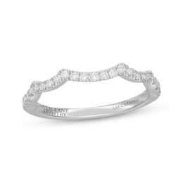 Neil Lane Artistry Lab-Grown Diamond Scalloped Wedding Band 1/4 ct tw 14K White Gold