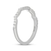 Thumbnail Image 8 of Neil Lane Artistry Lab-Grown Diamond Scalloped Wedding Band 1/4 ct tw 14K White Gold