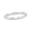 Thumbnail Image 1 of Now + Forever Diamond Milgrain Wedding Band 1/15 ct tw 14K White Gold