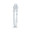Thumbnail Image 2 of Now + Forever Diamond Milgrain Wedding Band 1/15 ct tw 14K White Gold