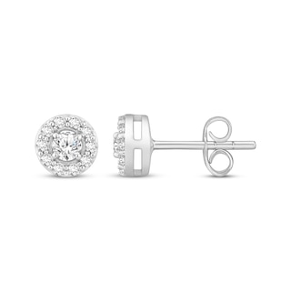 Lab-Created Diamonds by KAY Stud Earrings 1 ct tw 14K White Gold