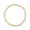 Thumbnail Image 1 of Children's Figaro Chain Bracelet Solid 14K Yellow Gold 6"