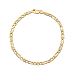 Children's Figaro Chain Bracelet Solid 14K Yellow Gold 6"