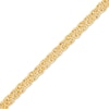 Thumbnail Image 2 of Byzantine Chain Bracelet 2.95mm Hollow 14K Yellow Gold 7.5&quot;
