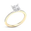 Thumbnail Image 2 of Now + Forever Lab-Grown Diamonds Princess-Cut Engagement Ring 1-3/4 ct tw 14K Two-Tone Gold