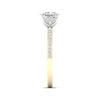 Thumbnail Image 3 of Now + Forever Lab-Grown Diamonds Princess-Cut Engagement Ring 1-3/4 ct tw 14K Two-Tone Gold