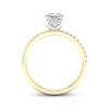 Thumbnail Image 4 of Now + Forever Lab-Grown Diamonds Princess-Cut Engagement Ring 1-3/4 ct tw 14K Two-Tone Gold