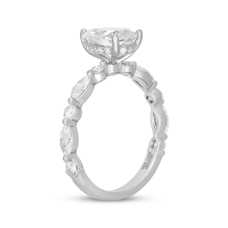 Main Image 2 of Neil Lane Artistry Pear-Shaped Lab-Grown Diamond Engagement Ring 2-1/3 ct tw 14K White Gold