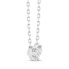 Thumbnail Image 2 of Memories, Moments, Magic Diamond Three-Stone Necklace 1/3 ct tw 10K White Gold 18.5"