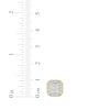 Thumbnail Image 4 of KAY Lab-Grown Diamonds Men's Multi-Stone Cushion Stud Earrings 1 ct tw 10K Yellow Gold