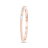 Thumbnail Image 2 of Now + Forever Baguette-Cut Diamond Five-Stone Anniversary Ring 1/5 ct tw 10K Rose Gold