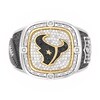 Thumbnail Image 1 of True Fans Houston Texans Championship Ring Sterling Silver & 10K Yellow Gold Ring