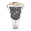 Thumbnail Image 4 of True Fans Houston Texans Championship Ring Sterling Silver & 10K Yellow Gold Ring