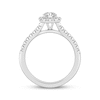 Thumbnail Image 3 of Now + Forever Lab-Grown Diamonds Round-Cut Halo Engagement Ring 3/4 ct tw 14K White Gold