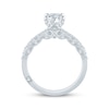 Thumbnail Image 3 of Monique Lhuillier Bliss Oval-Cut Lab-Grown Diamond Engagement Ring 1-3/8 ct tw 18K White Gold