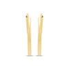 Thumbnail Image 2 of Polished Endless Hoop Earrings 14K Yellow Gold 13mm