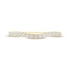 Thumbnail Image 3 of Now + Forever Diamond Contour Wedding Band 1/4 ct tw 14K Yellow Gold