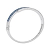 Thumbnail Image 3 of Le Vian Good Karma Denim Ombré® Bypass Bangle Bracelet 14K Vanilla Gold 6.25&quot;