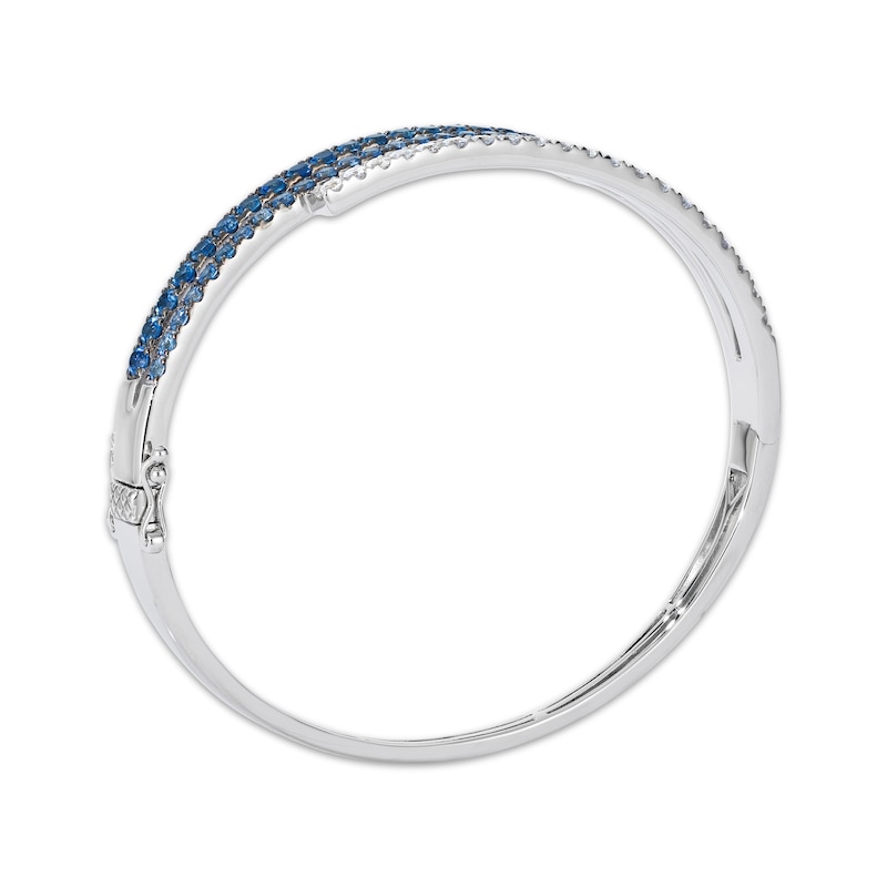 Main Image 3 of Le Vian Good Karma Denim Ombré® Bypass Bangle Bracelet 14K Vanilla Gold 6.25&quot;
