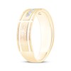 Thumbnail Image 2 of Now + Forever Men's Diamond Channel Wedding Band 1/4 ct tw 10K Yellow Gold