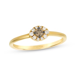 Le Vian Diamond Halo Ring 1/5 ct tw 14K Honey Gold