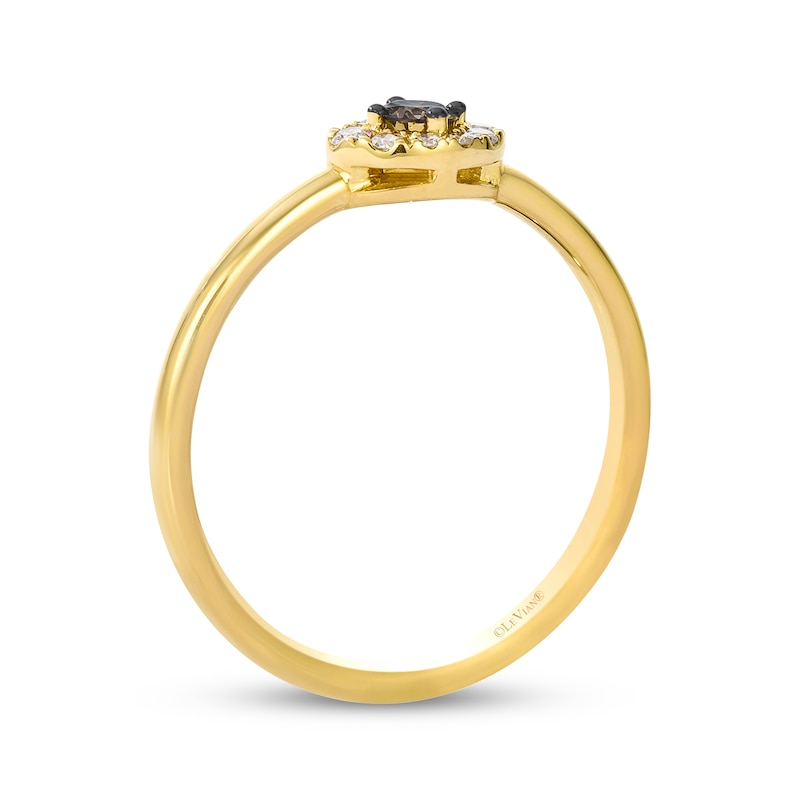 Main Image 3 of Le Vian Diamond Halo Ring 1/5 ct tw 14K Honey Gold