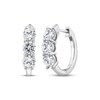 Thumbnail Image 1 of Memories Moments Magic Lab-Grown Diamond Hoop Earrings 1-1/2 ct tw 10K White Gold