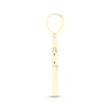 Thumbnail Image 3 of STUDIO BY KAY Men's Lab-Grown Diamond Pavé Flared Cross Charm 1/2 ct tw 24K Yellow Gold Vermeil Sterling Silver