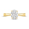 Thumbnail Image 3 of Now + Forever Oval-Cut Diamond Hidden Halo Solitaire Engagement Ring 1 ct tw 14K Yellow Gold (I/I2)