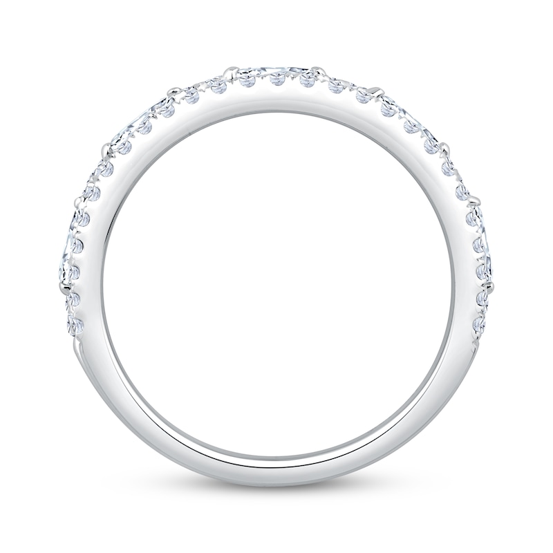 Main Image 2 of KAY Lab-Grown Diamonds Marquise-Cut Multi-Row Twist Anniversary Ring 1 ct tw 14K White Gold