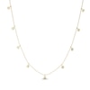 Thumbnail Image 3 of STUDIO BY KAY Lab-Grown Diamond Dangle Station Necklace 1/3 ct tw 24K Yellow Gold Vermeil Sterling Silver 18"