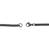 Thumbnail Image 3 of Men's Textured Cross Necklace Stainless Steel & Black Ion Plating 24"