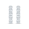 Thumbnail Image 2 of KAY Lab-Grown Diamonds Hoop Earrings 2 ct tw 10K White Gold