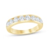 Thumbnail Image 1 of Now + Forever Lab-Grown Diamonds Men's Channel-Set Wedding Band 2 ct tw 14K Yellow Gold