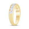 Thumbnail Image 2 of Now + Forever Lab-Grown Diamonds Men's Channel-Set Wedding Band 2 ct tw 14K Yellow Gold
