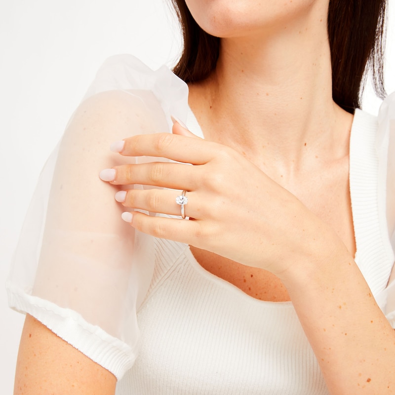 Main Image 2 of Now + Forever Oval-Cut Diamond Solitaire Engagement Ring 1-1/2 ct tw 14K White Gold (I/I1)