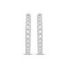 Thumbnail Image 2 of KAY Signature Collection Lab-Grown Diamond Hoop Earrings 1/2 ct tw 10K White Gold