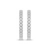 Thumbnail Image 2 of KAY Signature Collection Lab-Grown Diamond Hoop Earrings 1/4 ct tw 10K White Gold