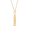 Thumbnail Image 3 of STUDIO BY KAY Lab-Grown Diamond Drop Necklace 1/4 ct tw 24K Yellow Gold Vermeil Sterling Silver 18"