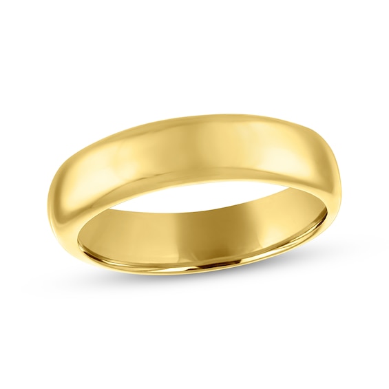 STUDIO BY KAY Polished Band 24K Yellow Gold Vermeil Sterling Silver 4.7mm