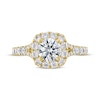 Thumbnail Image 3 of THE LEO Ideal Cut Round-Cut Diamond Engagement Ring 1-3/4 ct tw 14K Yellow Gold