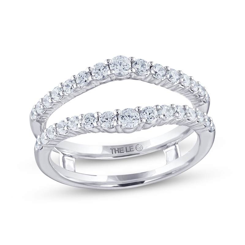 Main Image 1 of THE LEO Diamond Enhancer Ring 3/4 ct tw Round-cut 14K White Gold