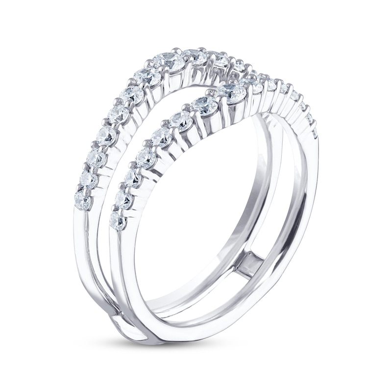 Main Image 2 of THE LEO Diamond Enhancer Ring 3/4 ct tw Round-cut 14K White Gold